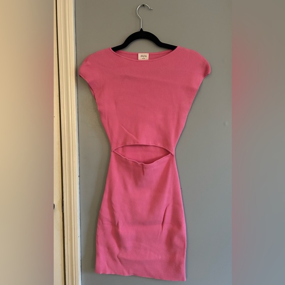 Aritzia Wilfred Free Cut-out Knit Mini Dress - Picture 3 of 3
